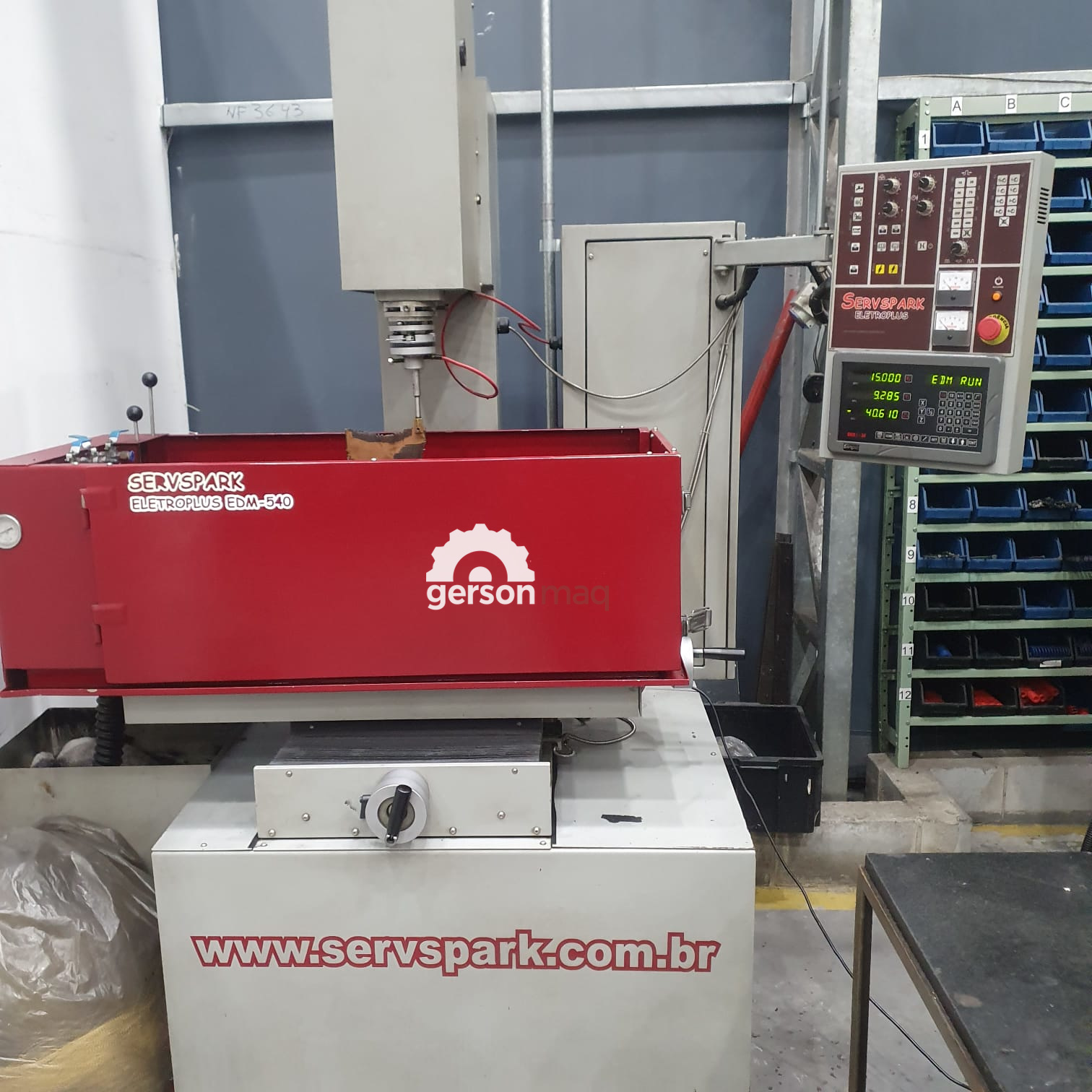 ELETROEROSAO A PENETRACAO SERVSPACK EDM540 ANO 2015